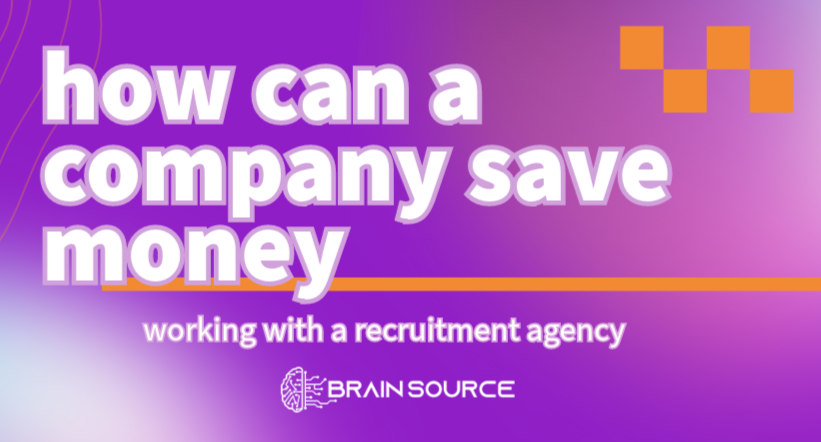 How can a recruitment agency save money for a company?